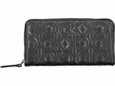 Nero Poliuretano Women Wallet