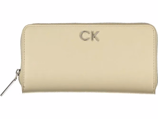 Calvin Klein Beige Polyurethane Women Wallet