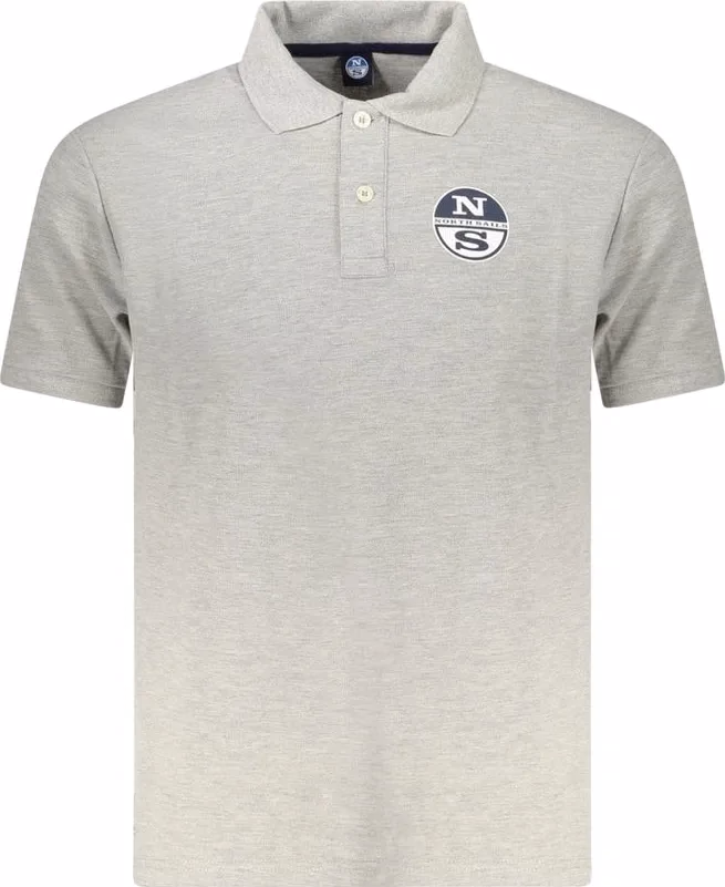 North Sails Grigio Cotton Men Polo