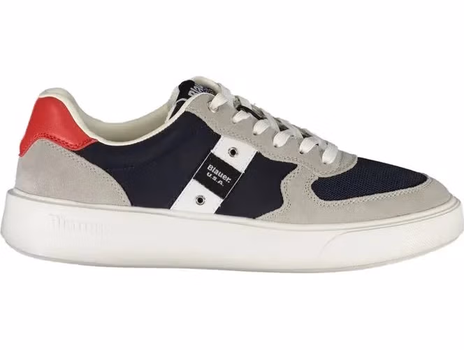 Blauer Blue Polyurethane Men Sneaker
