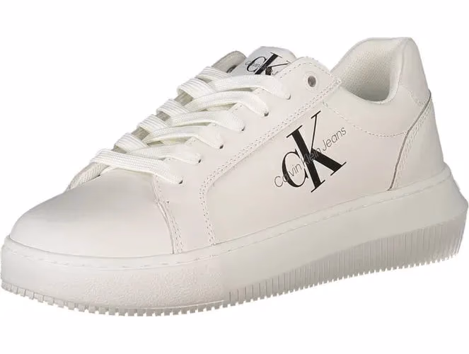 Calvin Klein White Polyester Women Sneaker