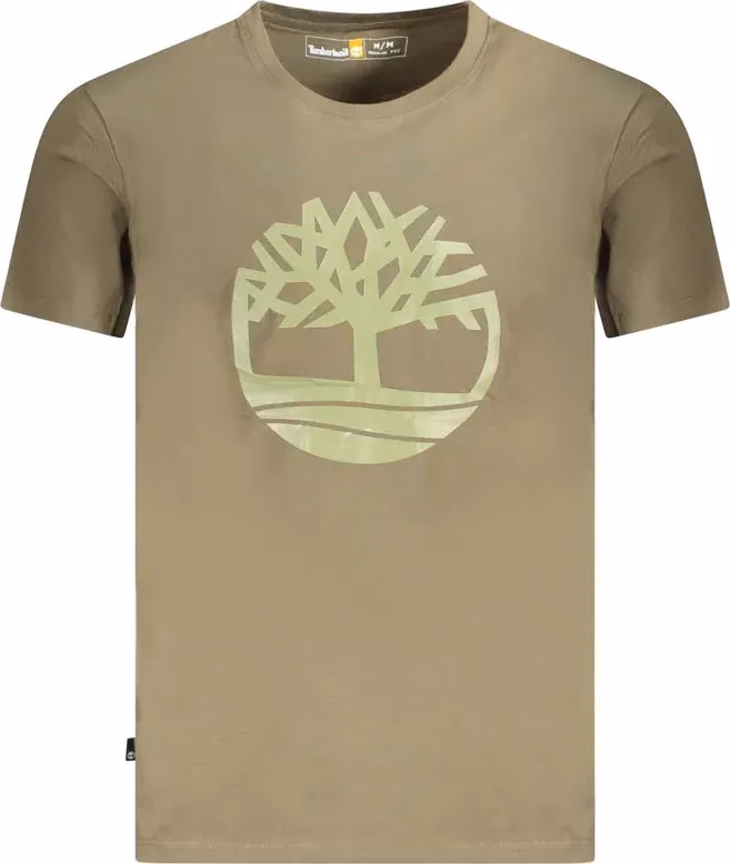 Timberland Verde Cotton Men T-Shirt