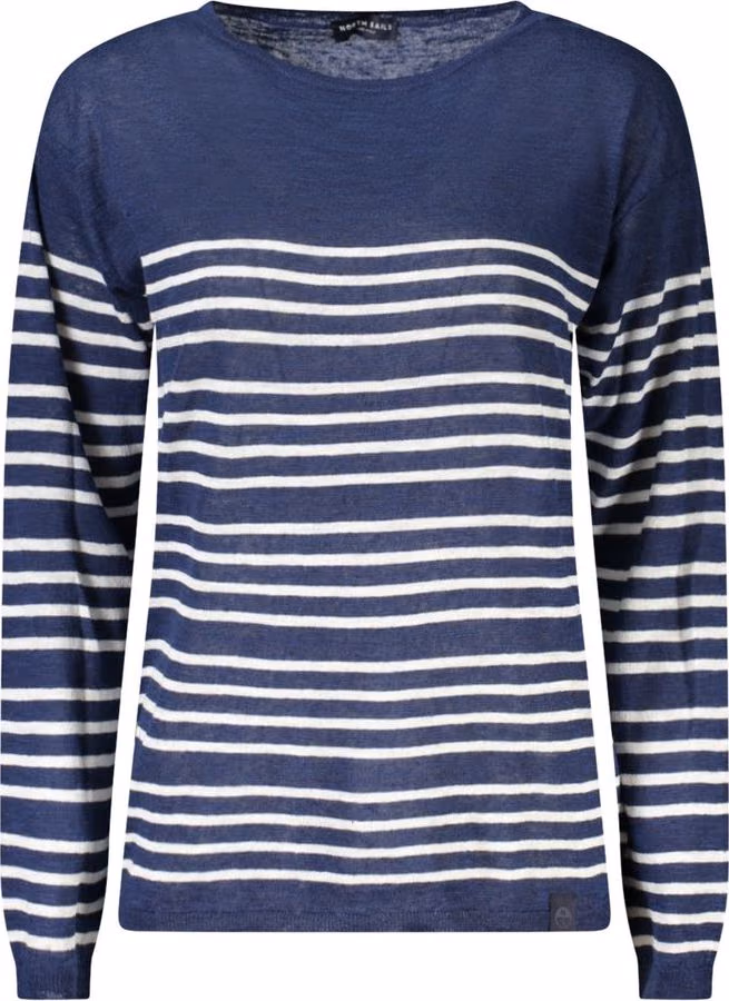 North Sails Blue Linen Women's Sweater