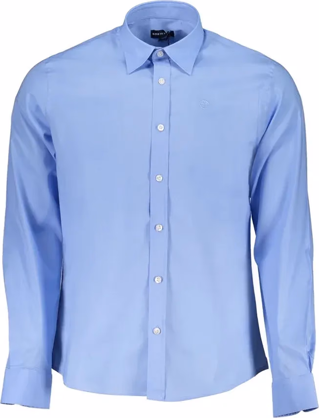 North Sails Light Blue Cotton Men Shirt