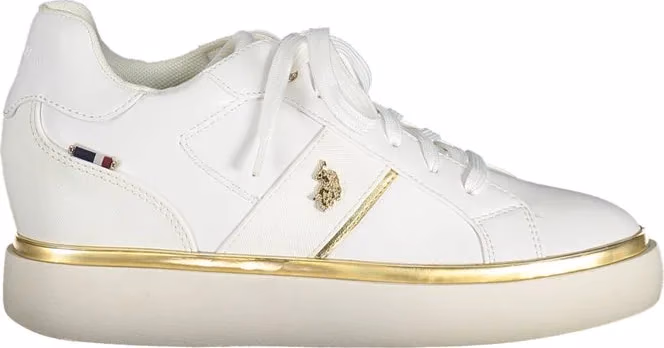 U.S. POLO ASSN. Bianco Polyester Women's Sneaker