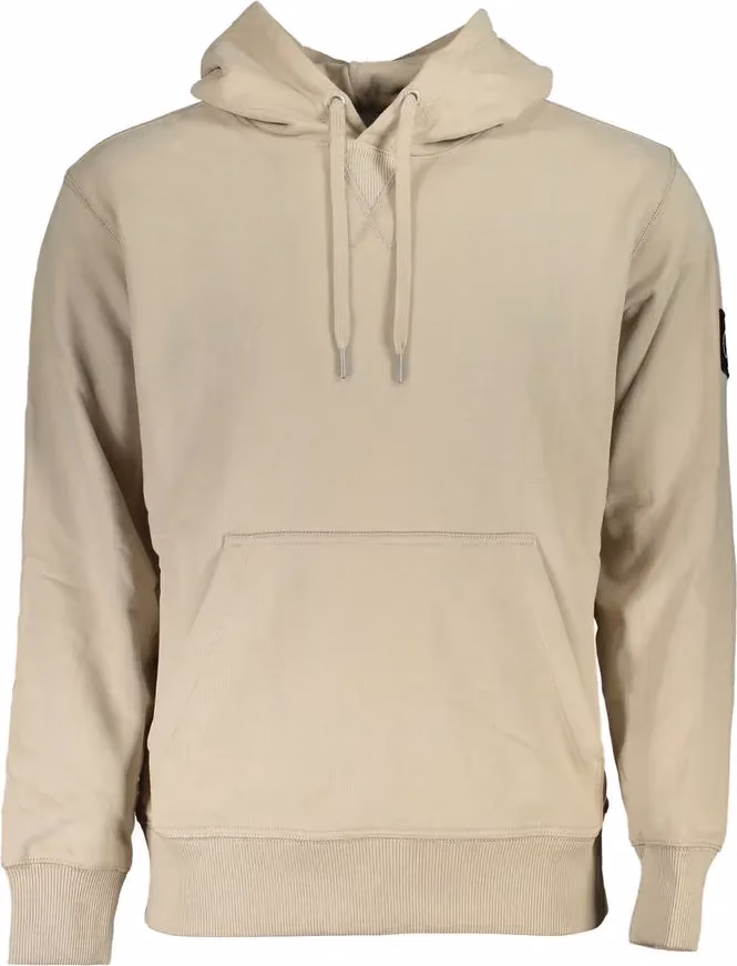 Calvin Klein Beige Cotton Men's Sweatshirt