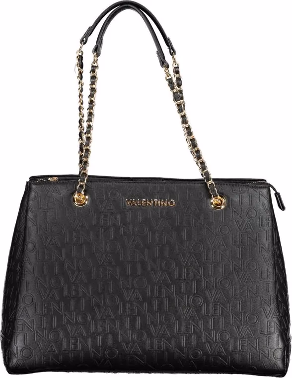 Mario Valentino Black Polyethylene Handbag