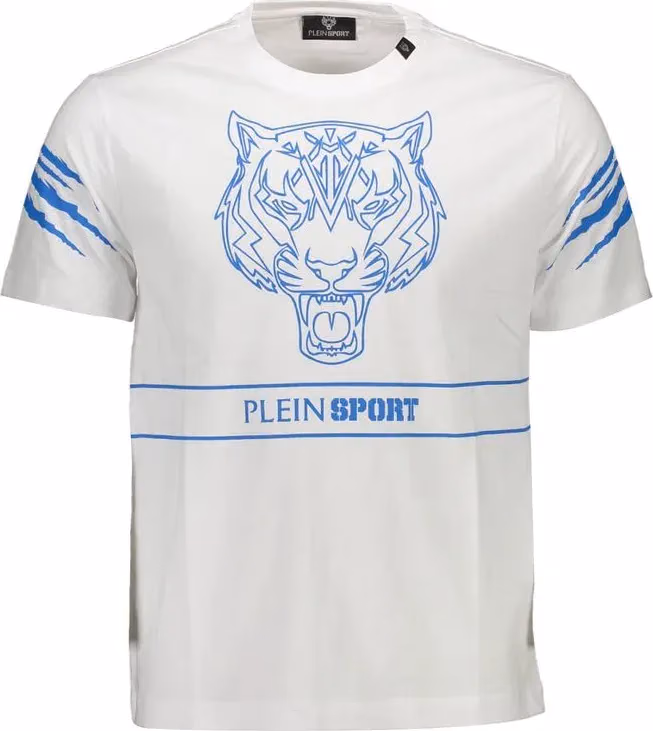 Plein Sport White Cotton Men's T-Shirt