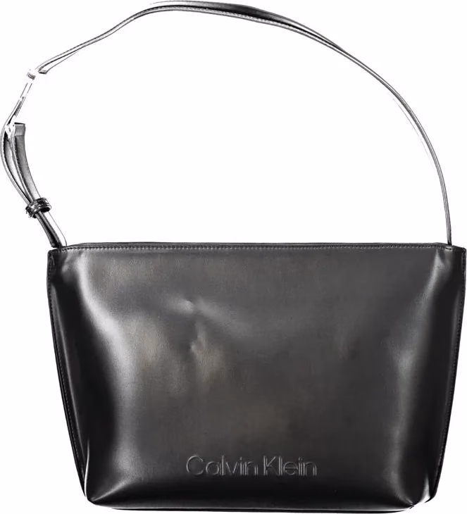Calvin Klein Black Polyester Women Shoulder Bag
