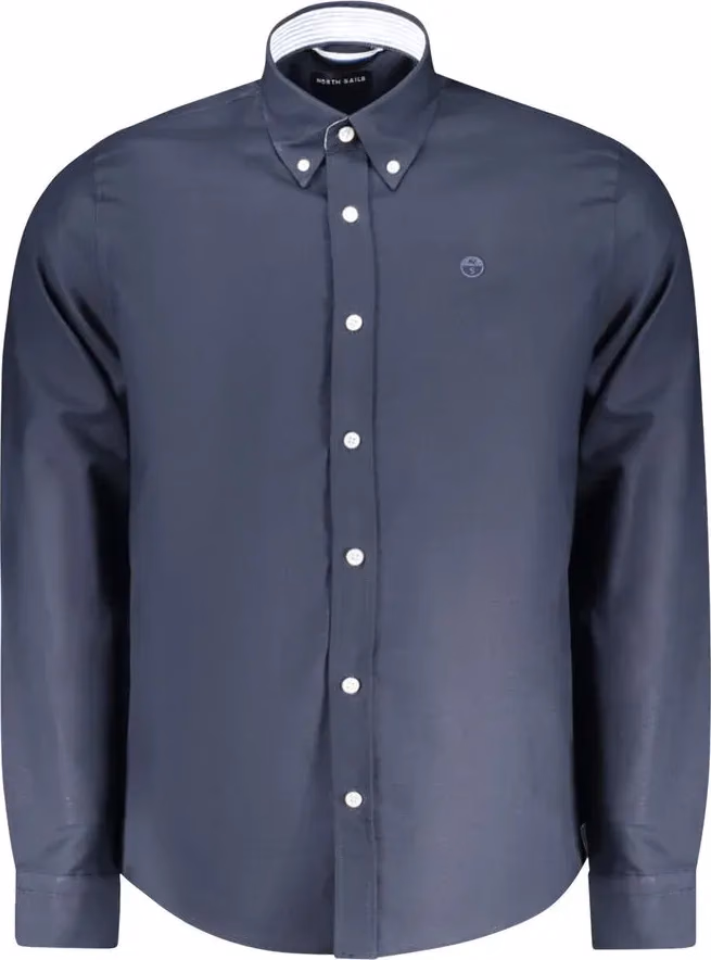 North Sails Blue Cotton Men Shirt