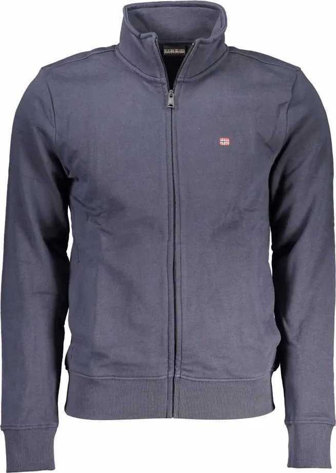 Napapijri Blue Cotton Mens Sweatshirt