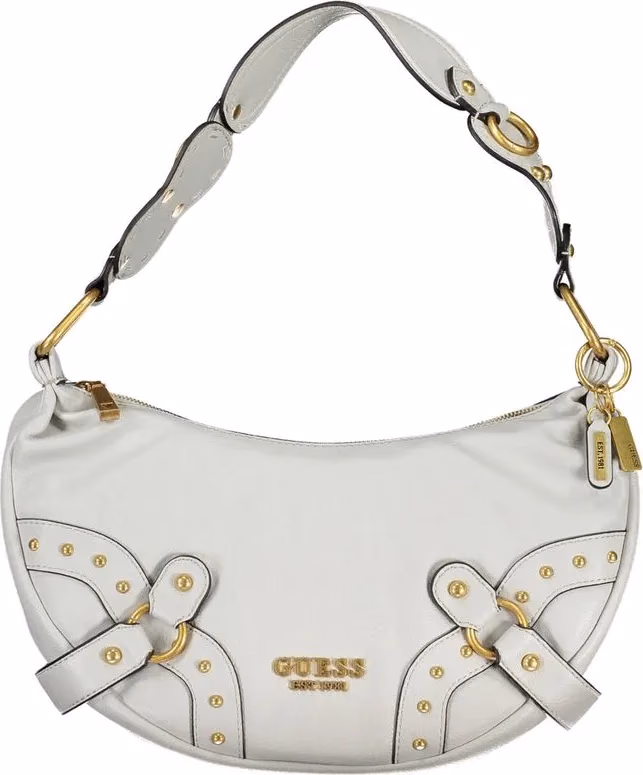 Guess Jeans Grigio Polyurethane Women Shoulder Bag
