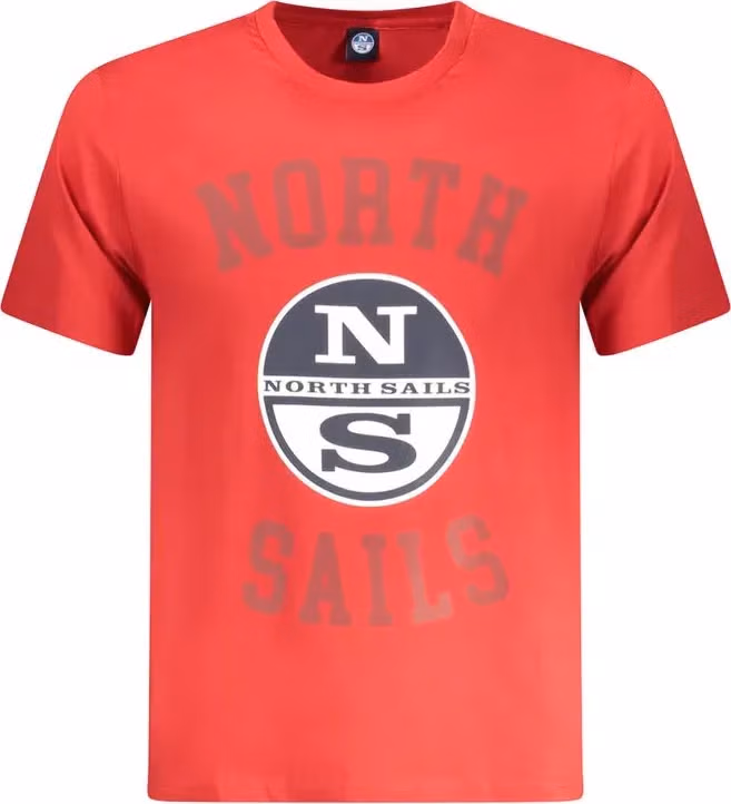 North Sails Rosso Cotton Mens T-Shirt