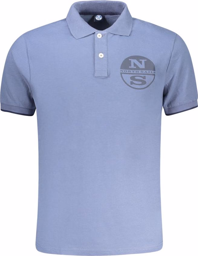 North Sails Blu Cotton Mens Polo