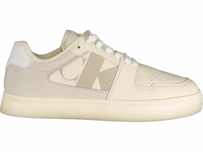 Calvin Klein Bianco Polyurethane Men Sneaker
