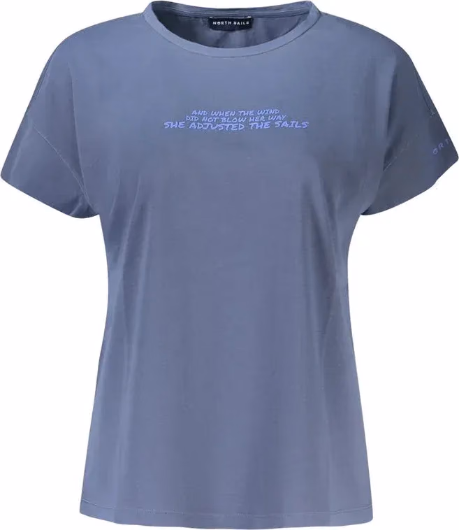 North Sails Blue Cotton Women T-Shirt