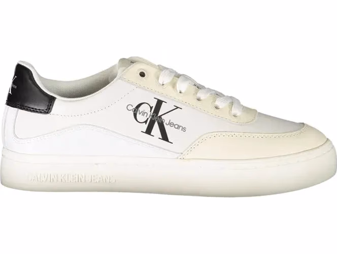 Calvin Klein White Polyurethane Women Sneaker