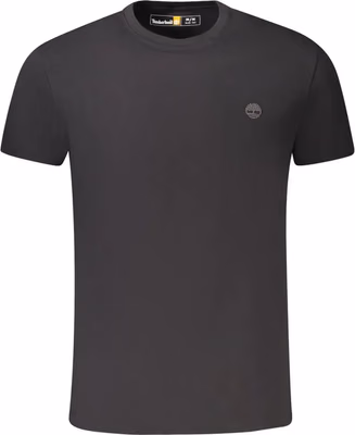 Black Cotton Men's T-Shirt