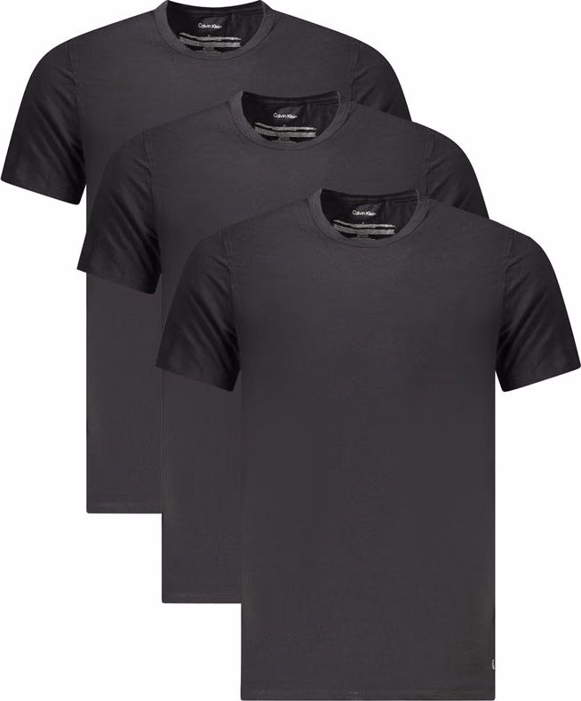 Calvin Klein Black Cotton Mens T-Shirt