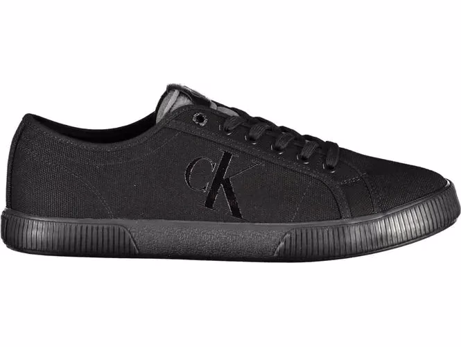 Calvin Klein Black Cotton Men Sneaker