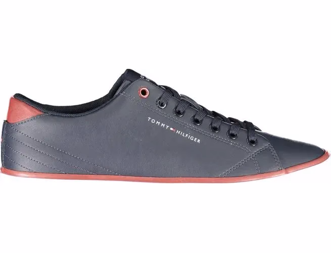Tommy Hilfiger Blue Polyurethane Men Sneaker