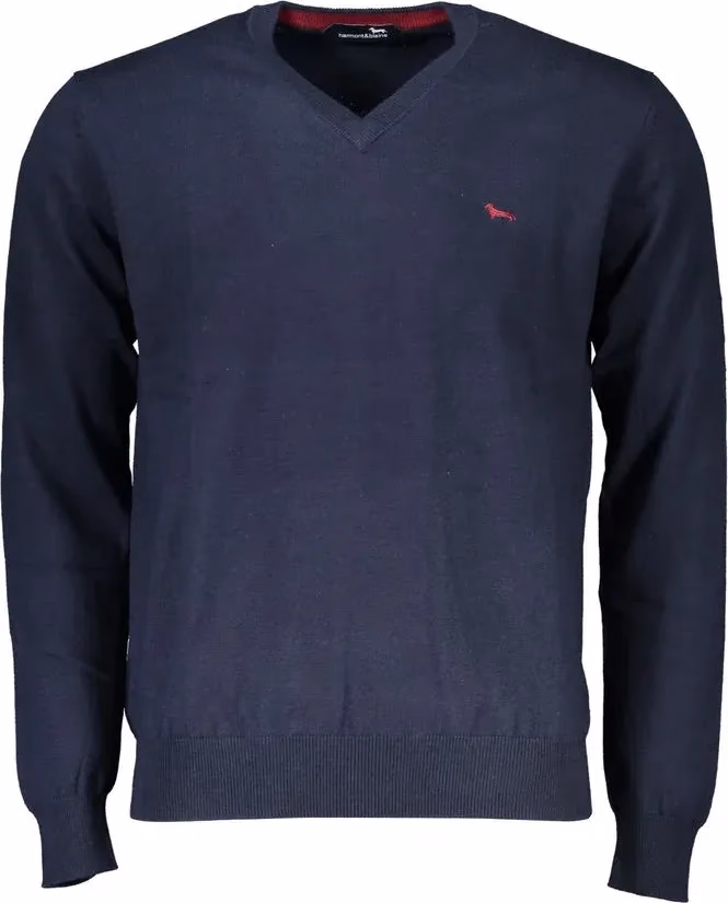 Harmont & Blaine Blue Cotton Men Sweater