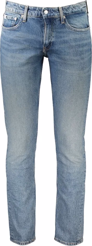 Calvin Klein Blu Cotton Men's Slim Jeans