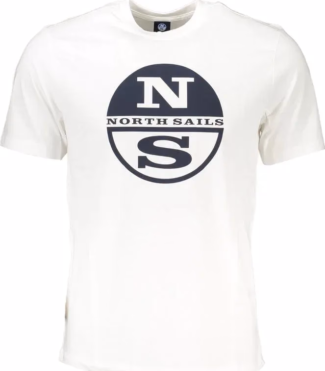 North Sails Bianco Cotton Men T-Shirt