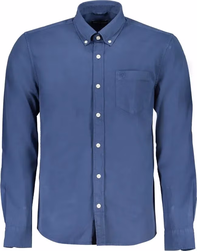 North Sails Blue Organic Cotton Men Shirt