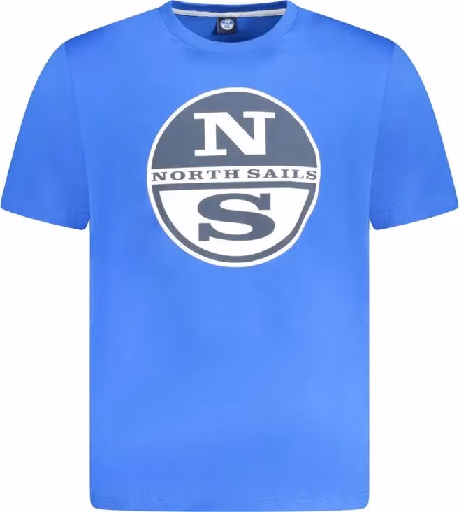 North Sails Blue Cotton Men's T-Shirt