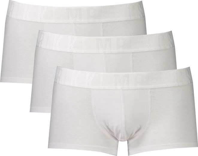 Bikkembergs White Polyester Men's Boxer Briefs Trio Pack