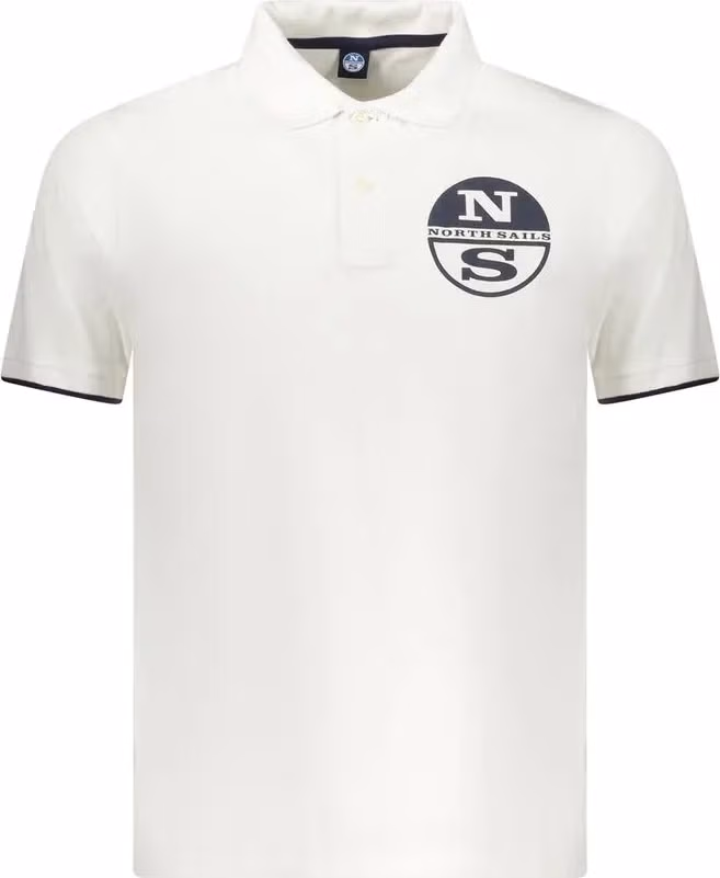North Sails Bianco Cotton Men Polo
