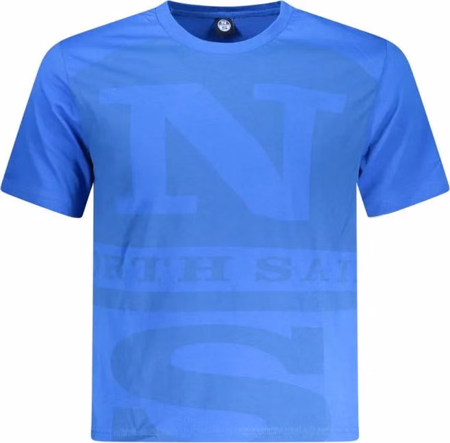 North Sails Blue Cotton Men's T-Shirt