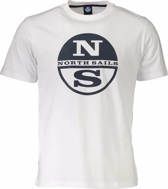North Sails White Cotton Men's T-Shirt