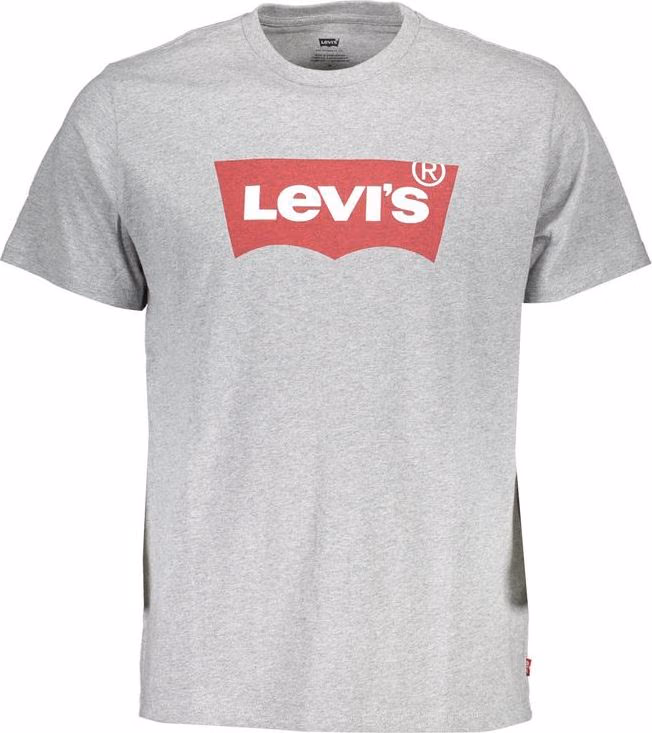 Levi's Grigio Cotton Men T-Shirt