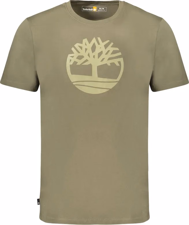 Timberland Verde Cotton Men T-Shirt