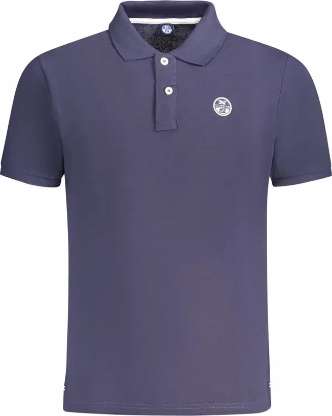 North Sails Blue Cotton Men Polo