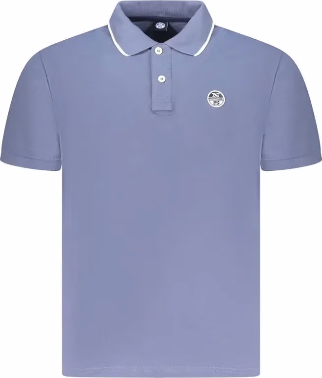 North Sails Blu Cotton Men Polo