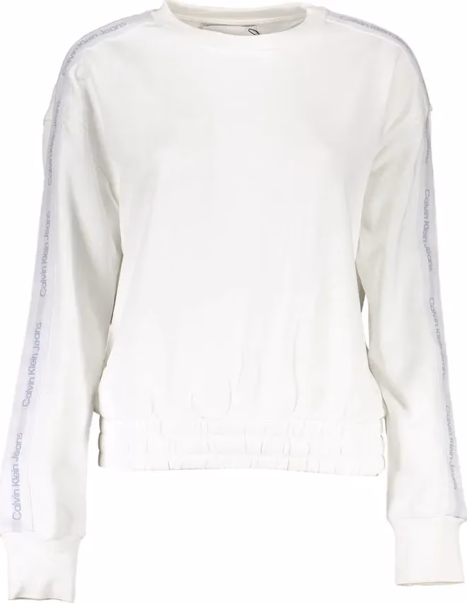 Calvin Klein White Cotton Women Sweatshirt
