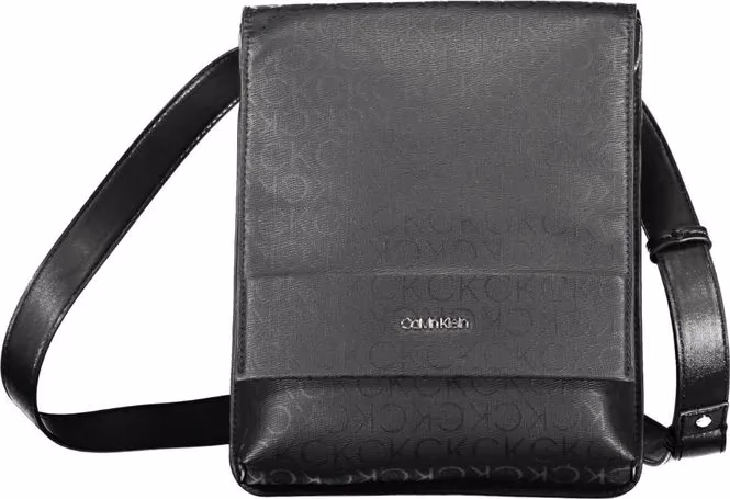 Calvin Klein Black Polyester Mens Shoulder Bag