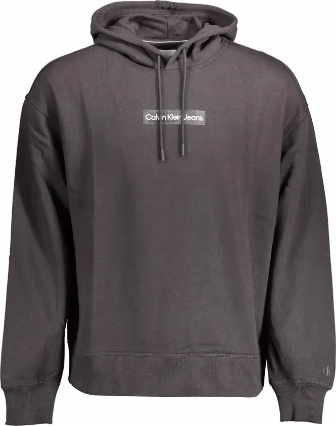 Calvin Klein Black Cotton Men's Hoodie