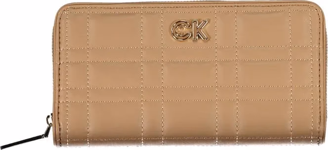 Calvin Klein Beige Polyester Women Wallet
