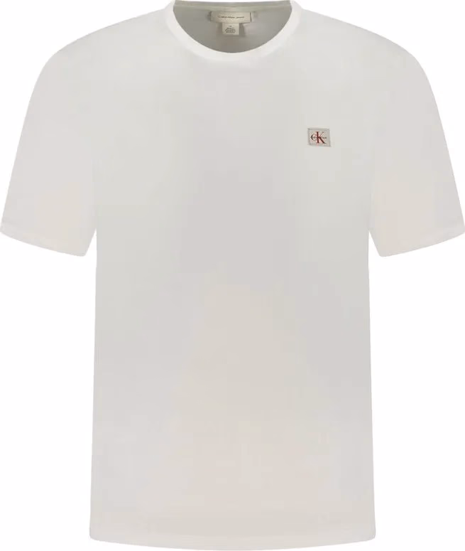 Calvin Klein White Cotton Men T-Shirt