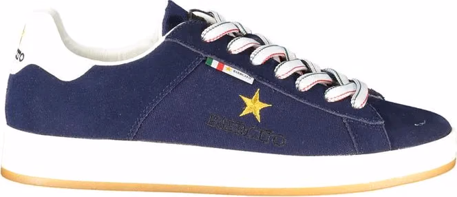 Esercito 1659 Blue Polyurethane Men Sneaker