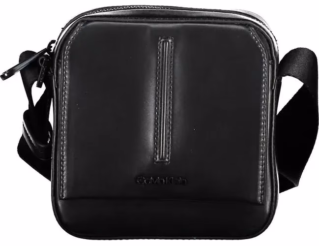 Calvin Klein Black Polyester Men's Shoulder Bag