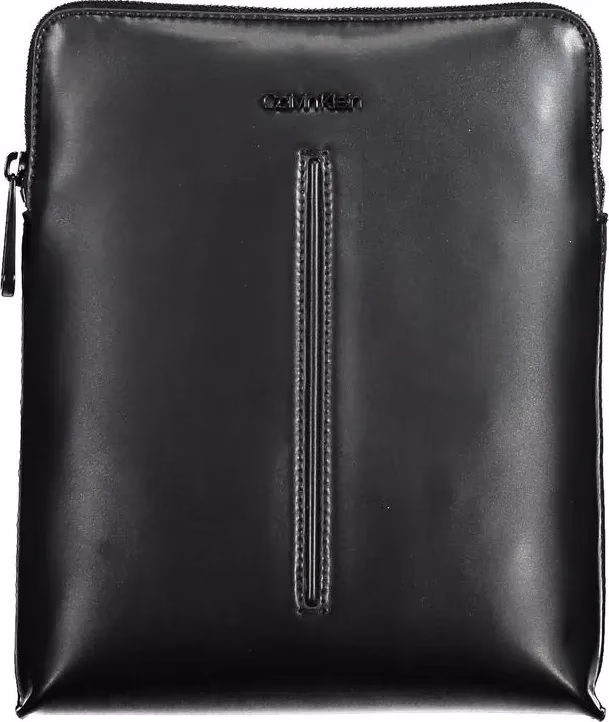Calvin Klein Black Polyurethane Men's Shoulder Bag