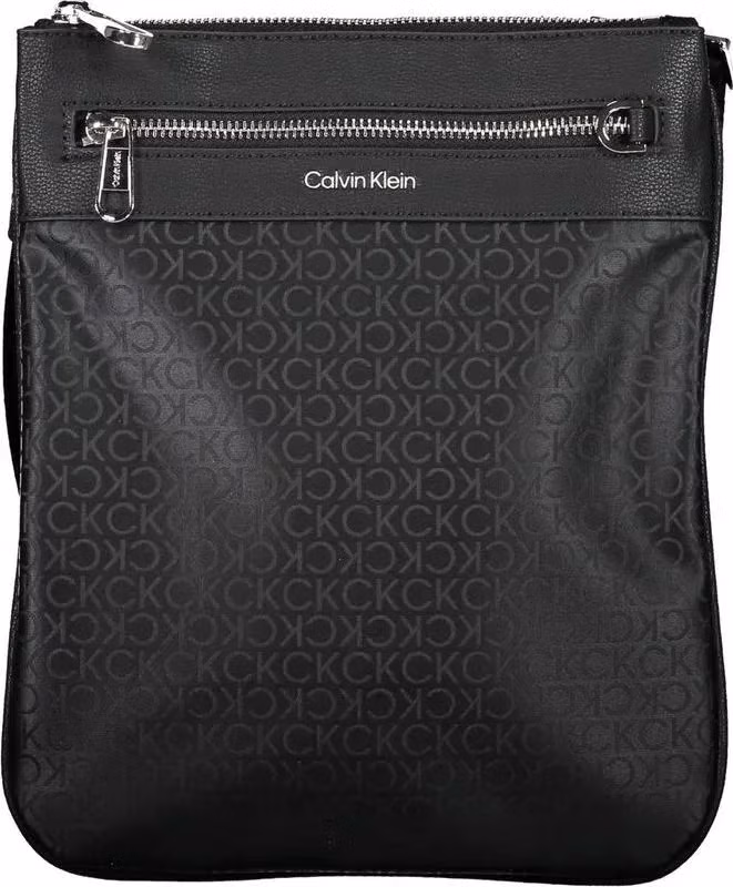 Calvin Klein Black Polyester Men's Shoulder Bag