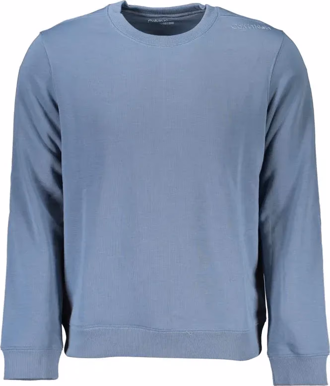 Calvin Klein Blue Polyester Men Sweatshirt