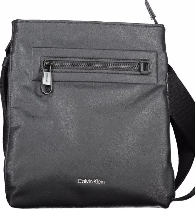 Calvin Klein Black Polyester Men's Shoulder Bag