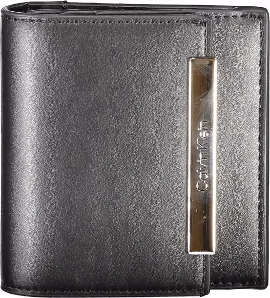 Calvin Klein Black Polyurethane Women Wallet